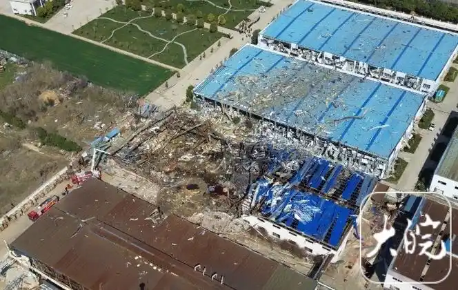 男子为失火工厂建新厂房遇爆炸